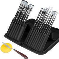 Без бренда «Набор кистей для рисования в чехле, премиум набор (15 нейлоновых кистей, 1 мастихин)» в Петрозаводске