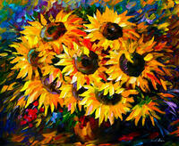 Без бренда «Собранный букет подсолнухов» в Петрозаводске