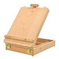 Без бренда «Коробка 6 шт.: Мольберт Две картинки этюдный ящик, настольный, хлопушка 55 см» в Петрозаводске