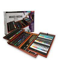 Без бренда «Оптовая коробка 5 шт.: Художественный набор (174 предмета) в деревянном чемоданчике» в Петрозаводске