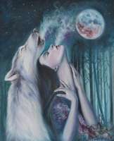 Без бренда «Девушка и волк в полнолуние» в Петрозаводске в интернет-магазине Без бренда «Девушка и волк в полнолуние» в Петрозаводске