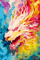 Без бренда «Разноцветный огненный дракон» в Петрозаводске в интернет-магазине  Без бренда «Разноцветный огненный дракон» в Петрозаводске