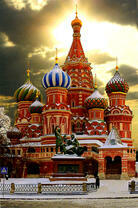 Собор Василия Блаженного в зимний день