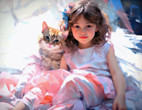 Без бренда «Девочка и пушистая кошечка» в Петрозаводске