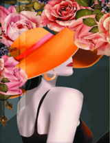 Без бренда «Дама в яркой шляпе и розы» в Петрозаводске в интернет-магазине  Без бренда «Дама в яркой шляпе и розы» в Петрозаводске