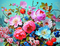 Без бренда «Пионы и другие цветы» в Петрозаводске в интернет-магазине  Без бренда «Пионы и другие цветы» в Петрозаводске