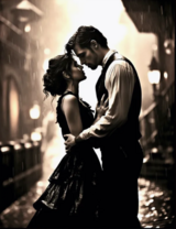 Прощание на вечерней улочке